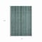 Homeroots 8' X 10' Teal Blue Aqua And Gray Striped Washable Indoor Outdoor Area Rug 616391 - alternate 2