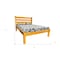 Homeroots Yellow Solid Wood Full Bed Frame 546754 - alternate 2