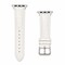 Elegani Alligator-Embossed Leather Watch Replacement Band Compatible with Apple Watch 49mm, White LAT-WHT-49mm - alternate 1