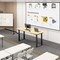 4Dock 72in W x 32in D Particleboard Tabletop Black Frame Electric Standing Desk w/ Four-Motor and 3-Stage ET223Q-MAX - alternate 2