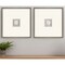 Homeroots Set Of Two Coastal Intaglio II Silver Framed Print Wall Art, 2PK 526071 - alternate 2