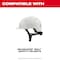 Milwaukee Tool Safety Helmet Cooling Liner, Fits BOLT Helmets, Polyester, 4 hr Cooling Time, Attaches to Suspension 48-73-4544 - alternate 2
