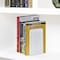 Acrimet Steel Metal Bookends for Shelves, Heavy Duty, for Large books, White, 2PK 292.9 - alternate 2