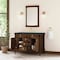 James Martin Vanities Kinnsden 48" Single Vanity, Sable Oak w/ 3 CM Charcoal Soapstone Silestone Top D680-V48-SBK-3CSP - alternate 2