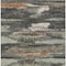 Homeroots 5' X 8' Charcoal Copper And Ivory Abstract Washable Indoor Outdoor Area Rug 612486 - alternate 2