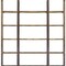 Homeroots Brown Iron and Solid Wood Six Tier Bookcase 392220 - alternate 2
