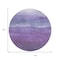 Homeroots 8' Purple And Lavender Round Abstract Washable Indoor Outdoor Area Rug 618150 - alternate 2