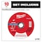 Milwaukee Tool Cut-Off Wheel, 7/8" Sz, 6" dia., PK10 49-94-0121 - alternate 2