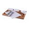 Picnic Time Family Of Brands Parlor Ice Cream Mixing Set, Bamboo & Marble 870-00-505-000-0 - alternate 2