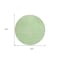 Homeroots 8' Mint Green And Ivory Round Geometric Washable Indoor Outdoor Area Rug 600836 - alternate 2