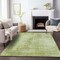 Homeroots 5' X 8' Sage And Green Abstract Washable Indoor Outdoor Area Rug 587297 - alternate 2