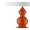 Jonathan Y Bowen 27.5" Contemporary Transitional Ceramic Gourd LED Table Lamp, Coral JYL4023A - alternate 2
