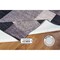 World Rug Gallery Contemporary Modern Geometric Boxes Design Non-Slip Area Rug 2 ft 7 in x 4 ft Gray 506GRAY27X4 - alternate 2