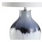 Jonathan Y Mia 27" Glass/Metal LED Table Lamp, Blue/White JYL1065A - alternate 2