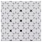 Andova Tiles Bliss Deco Grey 8-in. Encaustic Spanish/Moroccan Patterned Matte Porcelain Wall & Floor Tile ANDBLI289 - alternate 1