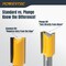 Powertec Tungsten Carbide Tipped Double Flute Straight Router Bit, 1/2" Shank, 3/4" Cutting Dia. 73065 - alternate 2