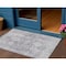 Homeroots 3' X 5' Plum Oriental Washable Indoor Outdoor Area Rug 607614 - alternate 1