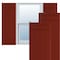 Ekena Millwork True Fit PVC Four Board Joined Board-n-Batten Shutters, Pepper Red, 21 1/2W x 44H, PR TFP101BBF21X044MR - alternate 1