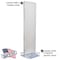 Azar Displays White Two-Sided Pegboard Floor Display On Studio Base with 50 6in White Hooks 700770-WHT-6W50 - alternate 2