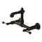 Kingston Brass Double-Handle Wall Mount Bathroom Faucet, Oil Rubbed Bronze KS7255BL - alternate 1