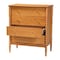 Baxton Studio Lucera Mid-Century Oak Brown Bobbin Wood 4-Drawer Chest 257-14126-ZORO - alternate 2
