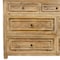 Homeroots 68" Natural Solid Wood Seven Drawer Dresser 620851 - alternate 2