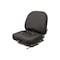 Uni Pro Seat + Backrest Cover Kit for 236 or Milsco V5300 Seats, Black Endura Fabric 9105 - alternate 1