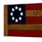 Homeroots Set of Three Brown Red White And Blue Americana Solid Wood Boxes, 3PK 636201 - alternate 2