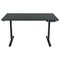Homeroots Adjustable Black Wood and Stainless Steel Standing Desk 723775 - alternate 1