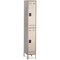 Safco Wardrobe Locker, 12 in W, 18 in D, 78 in H, (1) Wide, (2) Tier, Tan 5523TN - alternate 1