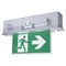Satco Running Man Green Combo Edge Lit Exit Sign/Emergency Light 120-347V 2HR backup Single/Dual Face Prem 67/551 - alternate 1