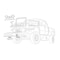 Warn GEN II Trans4mer Mid-Frame and Large Frame Winch Mounting Hardware Kit 103008 - alternate 2