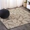 Jonathan Y Nevis Palm Frond Brown/Beige 4 ft Square Indoor/Outdoor Area Rug SMB119A-4SQ - alternate 1