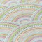 Homeroots 9' X 12' Pearl Orange And Purple Geometric Washable Indoor Outdoor Area Rug 615228 - alternate 2