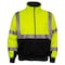 Reflective Apparel ANSI Type R Class 3 Sweatshirt with Removable Hood, Systems Gear 602ST-LB-2X - alternate 1