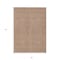 Homeroots 8' X 10' Copper And Beige Geometric Washable Indoor Outdoor Area Rug 594500 - alternate 2