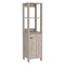 Homeroots 16" Light Gray Wood Freestanding Single Door Bathroom Vanity 543595 - alternate 2