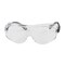 Bouton Optical OTG Rimless Safety Glasses with Black / Gray Temple, Clear Lens and Anti-Scratch Coating 250-98-0000 - alternate 2