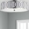 Jonathan Y Aria 3-Light 15.5" Metal LED Flush Mount, Chrome JYL3503B - alternate 2