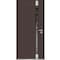 Vdomdoors Aluminum Door Cynex 6777 Brown Entry Steel Metal Modern Painted W32xH80 Right Inswing CYNEX6777EXD-BRW-W32xH80-RH-I - alternate 2