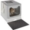 Petmaker Enclosed Cat Litter Box Foldable Litterbox with Pull-Out Drawer for Easy Cleaning Spacious PET6458 - alternate 2