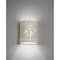 Luxury Lighting Mirage Flats 10 in Ceramic Outdoor Wall Light, Palm Tree Cutouts, Paintable White Bisque Finish, 2PK (2) 101-22B-W-ud-7-17 - alternate 1