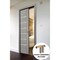 Sartodoors Sliding French Pocket 32x80" Quadro 4088 Grey Ash Kit Trims Rail Hardware Wood Interior Bedroom QUADRO4088PD-SSS-32 - alternate 1