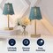 Jonathan Y Willow 11 in. Coastal Bohemian Metal and Rattan Tapered Cordless Rechargeable Integrated Dimmab, 2PK JYL5514B-SET2 - alternate 2