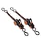 Keeper 1 in. W X 10 ft. L Black Retractable Ratchet 500 lb 2 pk 43557 - alternate 3