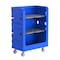 R&B Wire Products 48 cu. ft. Heavy Duty Turnabout Truck, Blue 749B-PS - alternate 1