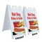 Signmission Hot Dog Fries & Soda, A-Frame & 2 Decals Installed, Heavy-Duty Plastic Frame SBHD-D-2436-Hot Dog Fries & Soda - alternate 2
