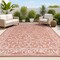Jonathan Y Charleston Vintage Filigree Textured Weave Red/Beige 3 ft. x 5 ft. Indoor/Outdoor Area Rug SMB106B-3 - alternate 1