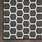 Homeroots 6' X 9' Black And Ivory Geometric Indoor Outdoor Area Rug 554832 - alternate 2