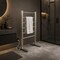 Anzzi Riposte 6-Bar Floor Mounted Towel Warmer Rack, Brushed Nickel TW-AZ102BN - alternate 2